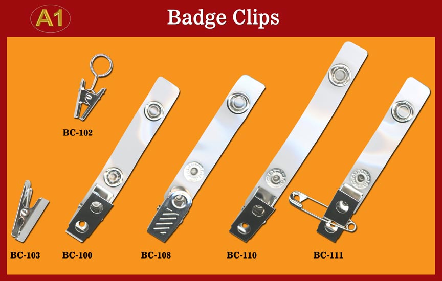 Bulldog Clip, Badge Clip Badge Strap with Clip