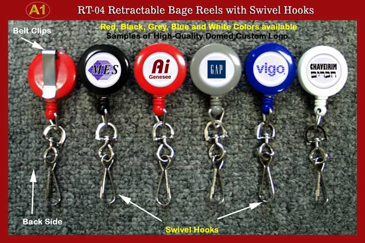 Custom Logo Retractable Swivel Hook