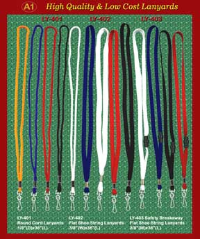 lanyard Main-4: Lanyard: Plain lanyard or Blank Simple,Basic,Cheap and Safety Badge lanyard