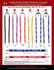 Custom Lanyards: 5/8&quot; LY-404HD-DA Two Fasteners with Two Ends Lanyards.