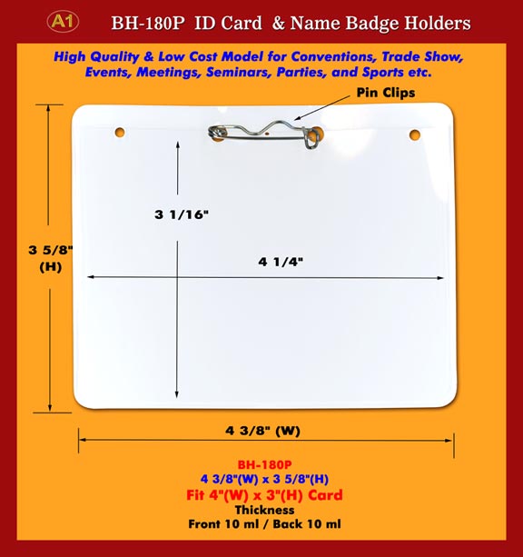 Convention Convention ID Holders, Convention Name Badge Holders, Convention
Badge Holders with Pins