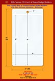 BH-Custom, A"(W) x B"(H), Fit C"(W) x E"(H) Card, Thickness, Front T1 ml / Back T2 ml